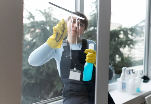 Nettoyage de vitres intérieures et extérieures à Romagne